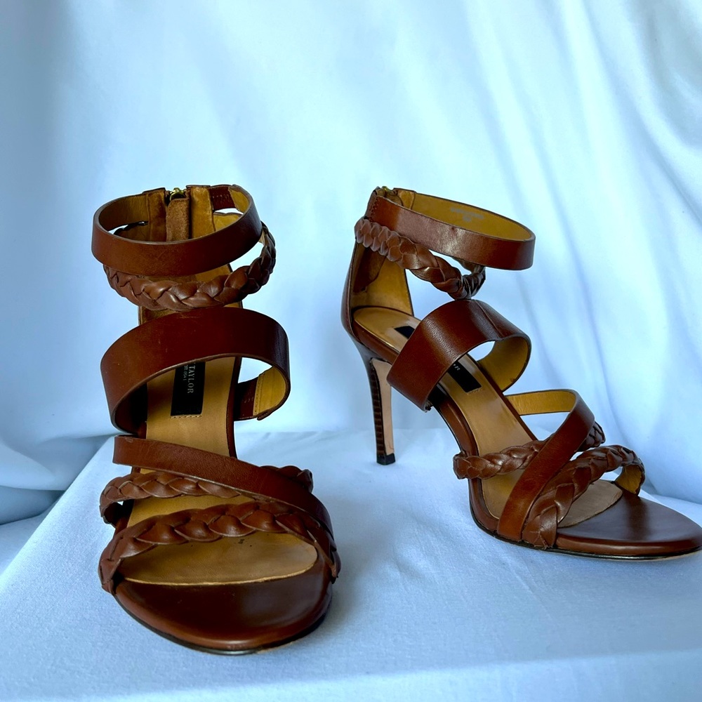 Ann Taylor high heel, open toe sandals